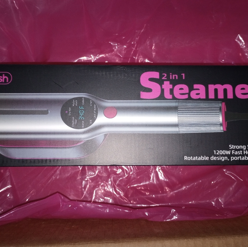 Dr. Flash 2-in-1 Portable Steamer & Iron for Clothes, Fast Heat-up 1200W, NEW